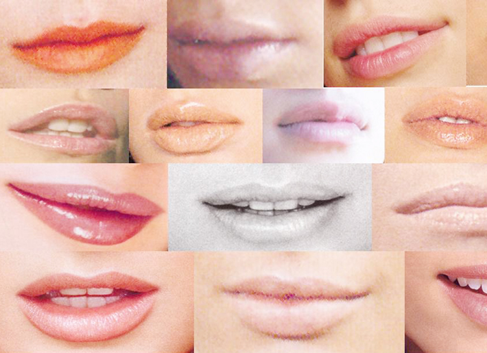 Lippen Collage